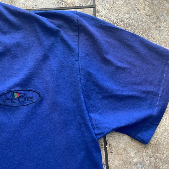 CLUB Late 80’s early 90’s Single Stitch Large T-shirt USA 🇺🇸 handcrafted - Picture 3 of 13